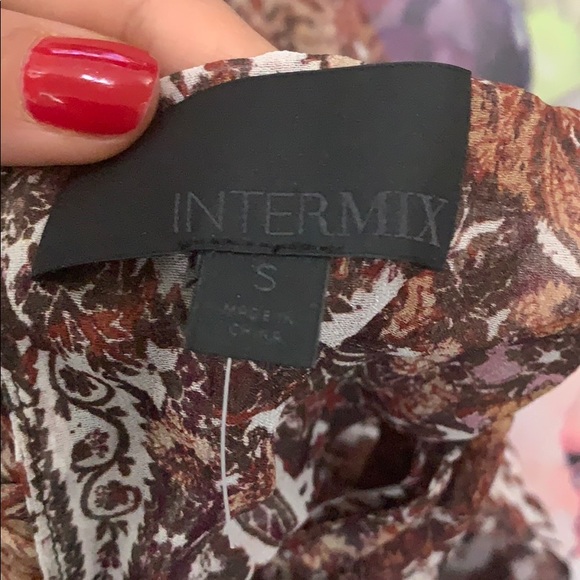 Necktie sheer blouse - Picture 4 of 4